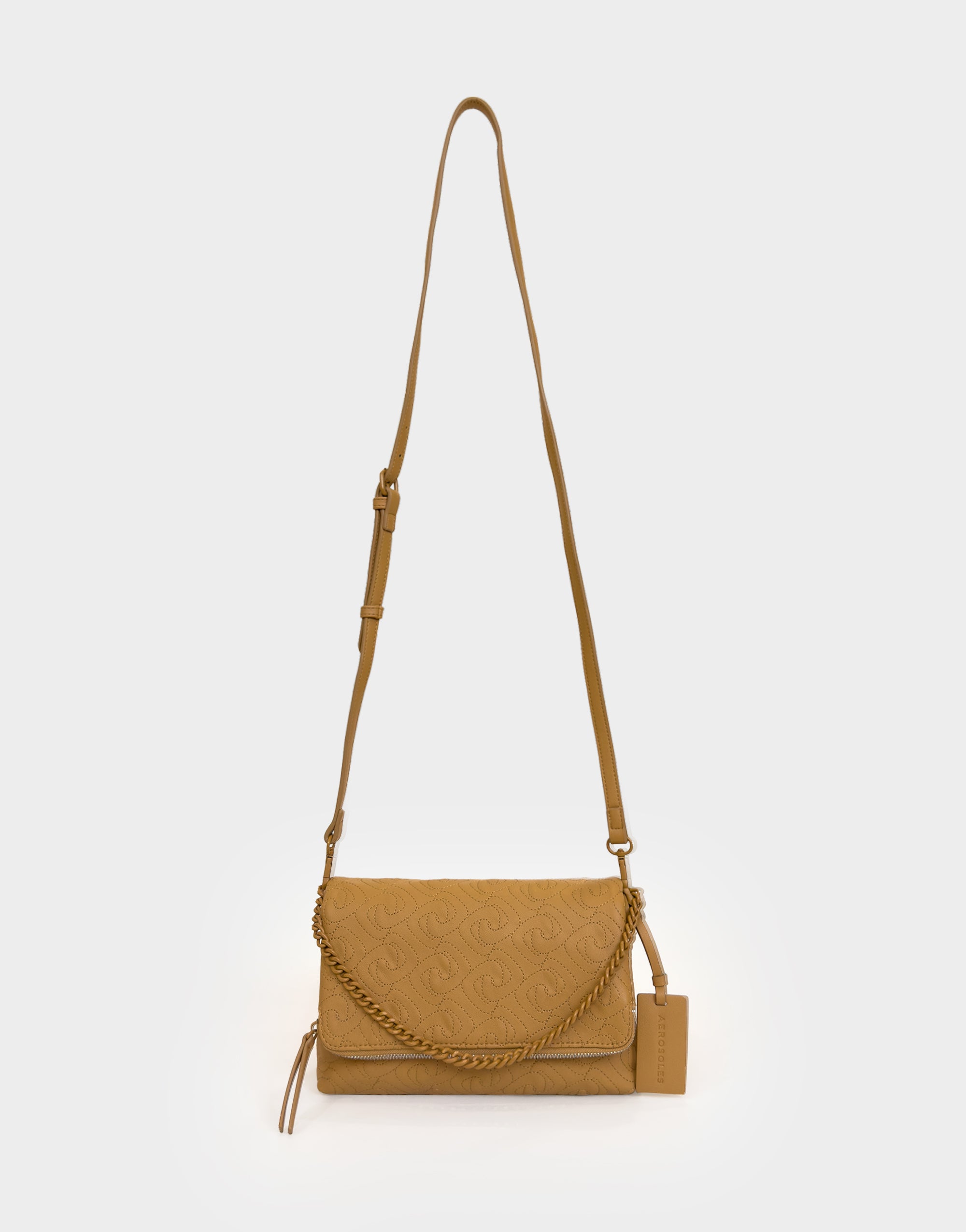 Joni East/West Quilted Flap Crossbody Bag