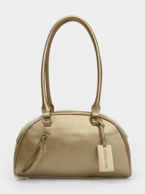 Tate Saffiano Satchel Bag